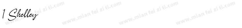 1 Shelley字体转换